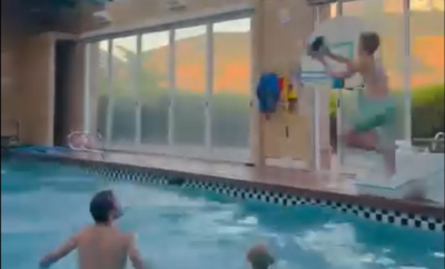 Pool Basketball Fun